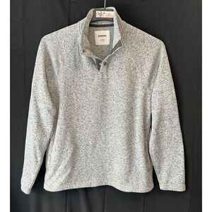 Sonoma Goods For Life Men's Supersoft Mockneck Fleece Pullover Sweater Gray-Sz L